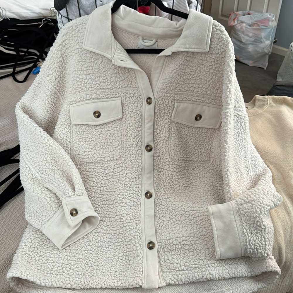 Aerie Sherpa button down
